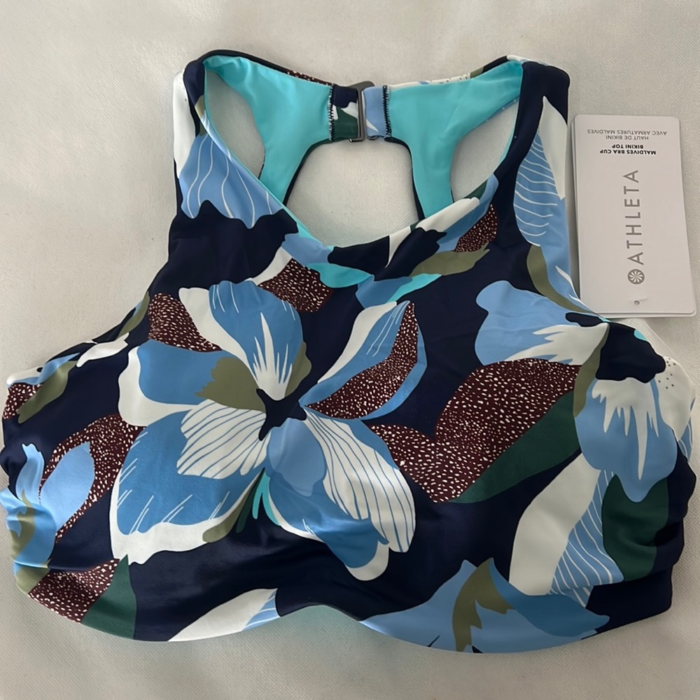NWT. Athleta Bikini Top